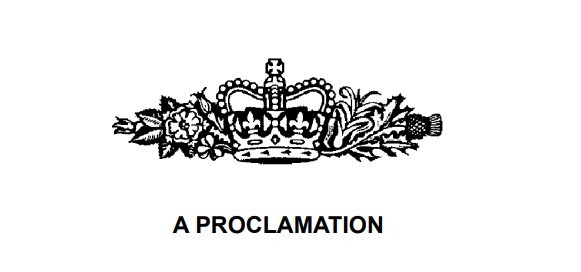 Proclamation